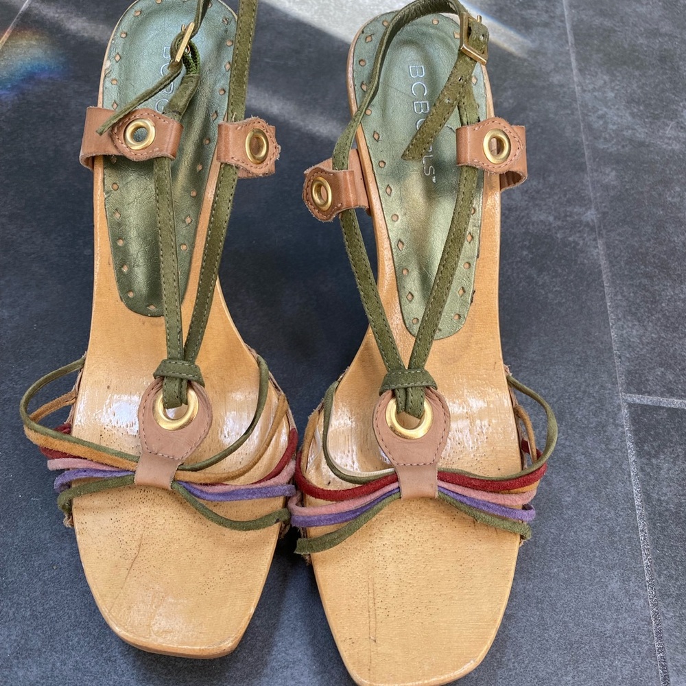 BCBG Wood Stillettos